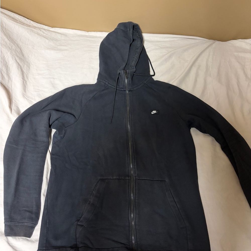 Nike Men's Black Zip-Up Sweater